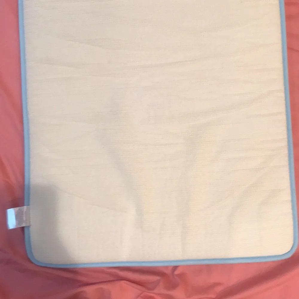 Mohawk Rug Powder Blue Mohawk Memory Foam Bath Rug  22”x 58”